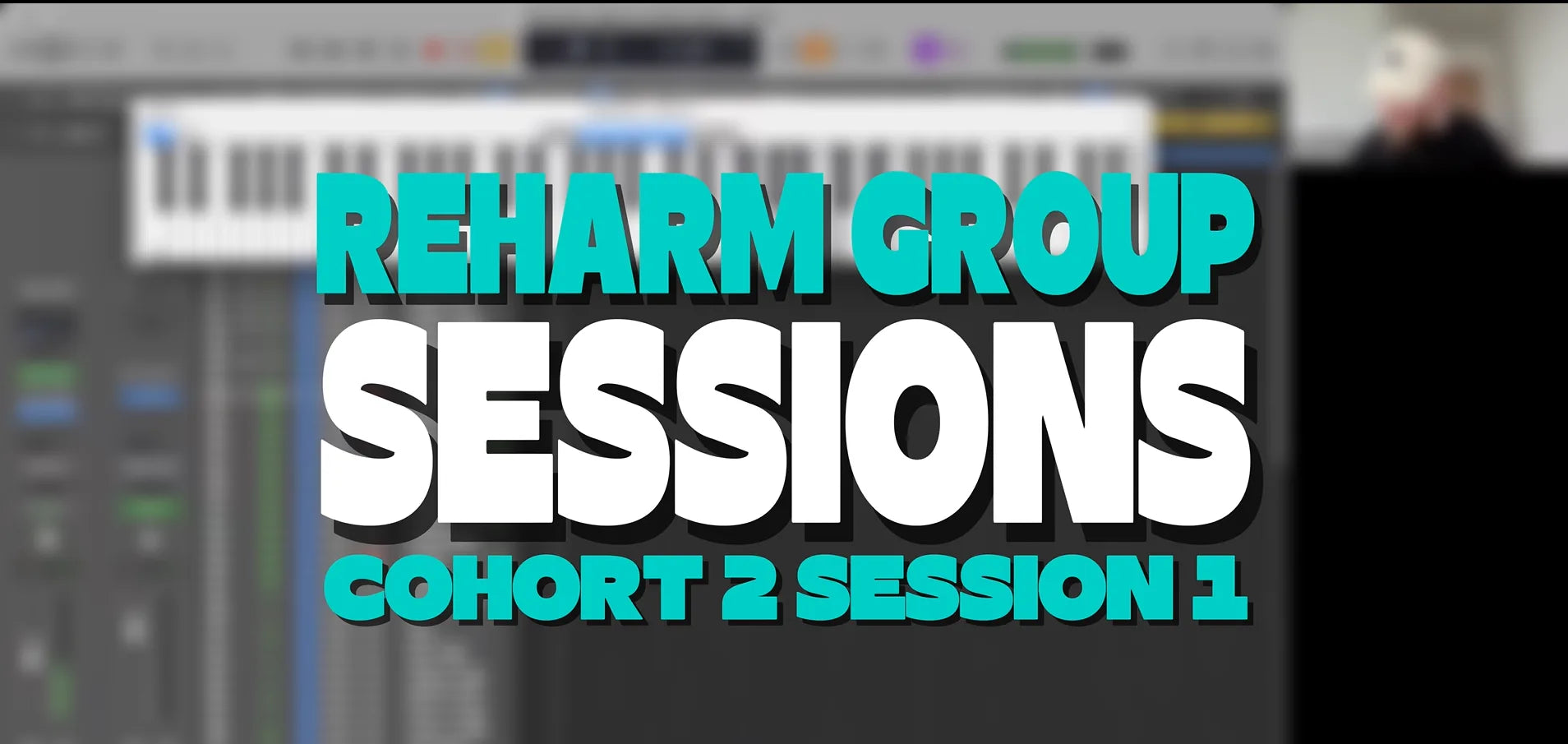Oli Howe reharmonising a track in a live Reharm Group session