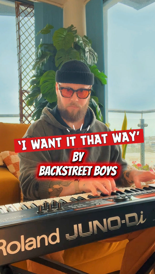 Oli Howe playing his re-harmonisation cover of 'I Want It That Way' by Backstreet Boys